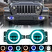 SUPAREE Jeep Combo Suparee 9" Jeep LED RGBW Headlights & RGB Halo JL JT Fog Lights Product description
