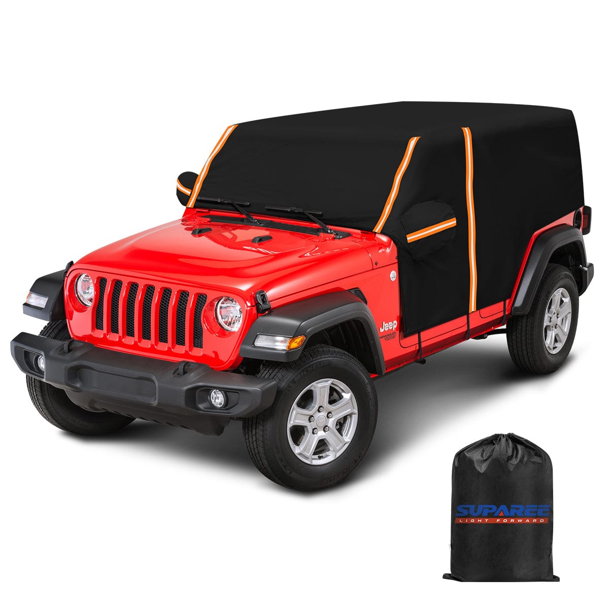 SUPAREE Jeep Cover Black Suparee Jeep Cab Cover Waterproof for 2007-Later Wrangler JK JL 4 Door Product description