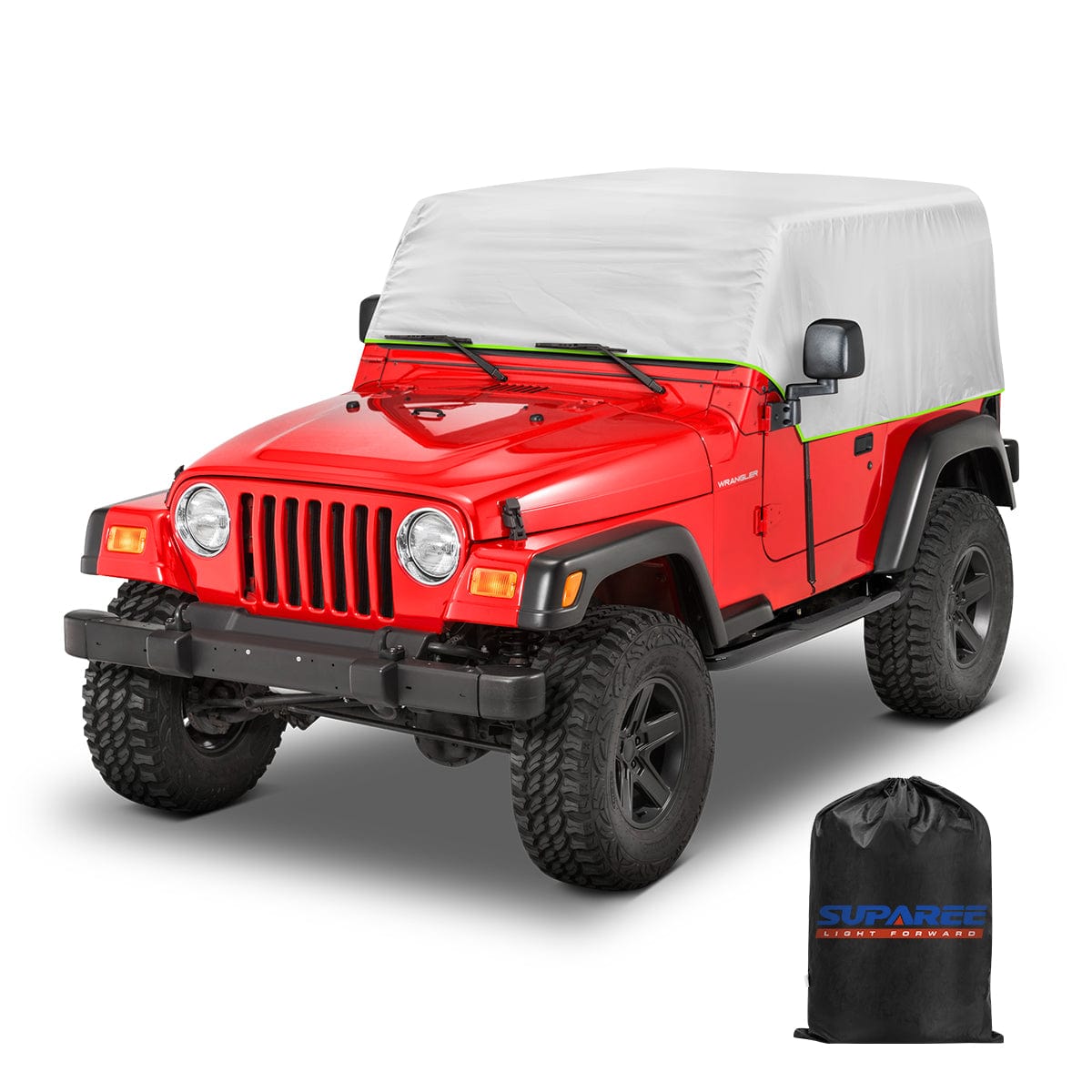 SUPAREE Jeep Cover Suparee Jeep Cab Cover Custom-Fit for 1976-2006 Wrangler YJ TJ 2 Door Product description