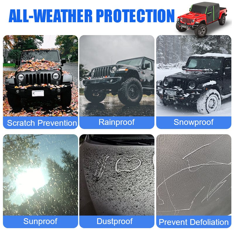 SUPAREE Jeep Cover SUPAREE Jeep Gladiator Cab Cover for 2020-2022 Jeep Gladiator JT 2/4 doors Product description