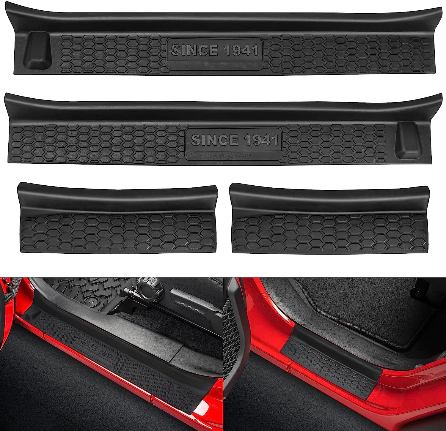 SUPAREE Jeep Door Sill Guards Suparee Jeep Door Sill Guards Kit with "1941" for 2018+ Wrangler JL JLU Gladiator JT 4 Door 的副本 Product description