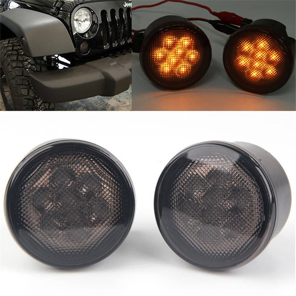 SUPAREE Jeep Side Marker Light Suparee Jeep LED Turn Signals & Side Marker Lights Kits For Wrangler 2007-2018 JK Product description