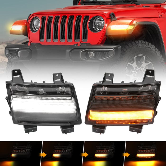 SUPAREE Jeep Turn Signal Lights Suparee Jeep LED Turn Signal Lights Sequential for Wrangler JL & Gladiator JT Product description