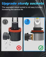 SUPAREE LED Fog Light Bulbs SUPAREE H11 H8 H16 LED Fog Light Bulbs with 6500K White & 3000K Yellow Product description