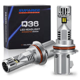 Ampoules de phare à DEL SUPAREE 9004/HB1 6500K Blanc Super Lumineux
