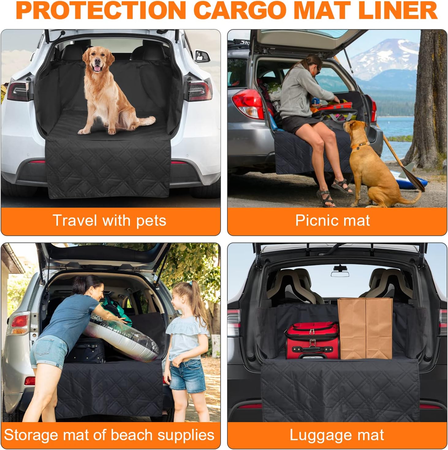SUPAREE Upgraded Dog Car Seat Cover for Trucks and Large SUV Product description