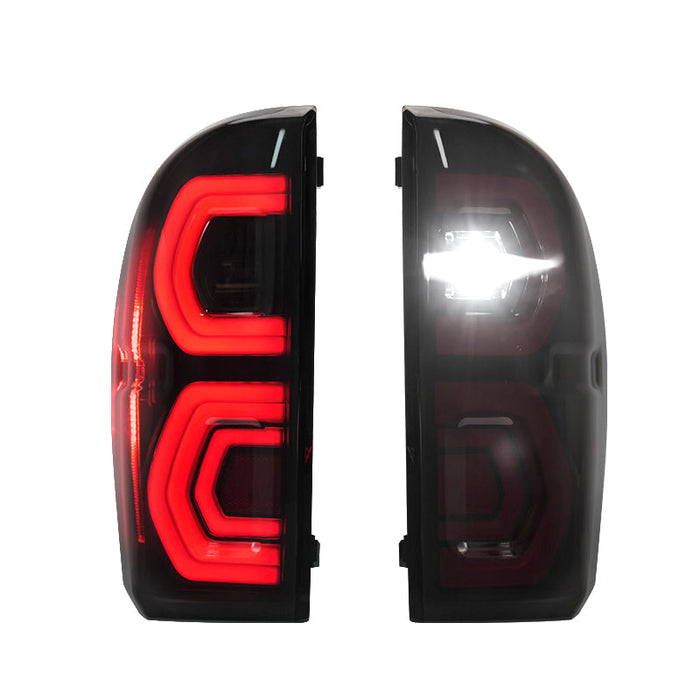 Suparee Double C-Shape LED Tail Lights for 2016-2023 Toyota Tacoma