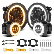Package including headlights, fog lights, harness and external Wires
