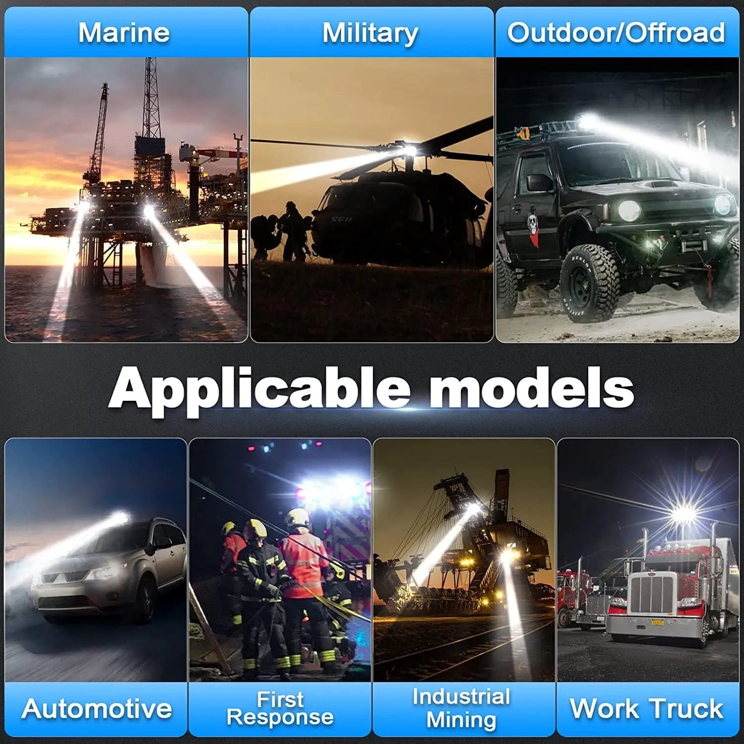 Remote Controlled Work Light Magnetic Work Light 360 ° Cree LED Rotating Remote Control Work Light ...