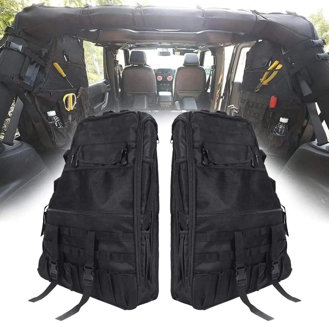 Riasdy Roll Bar Storage Bag Cargo Cage With Wrangler JK TJ LJ - View #7
