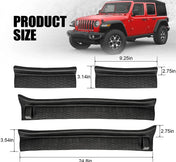 Jeep Door Sill Guards Kit Door Entry Guards for Wrangler JL JLU Gladiator JT SUPAREE.COM