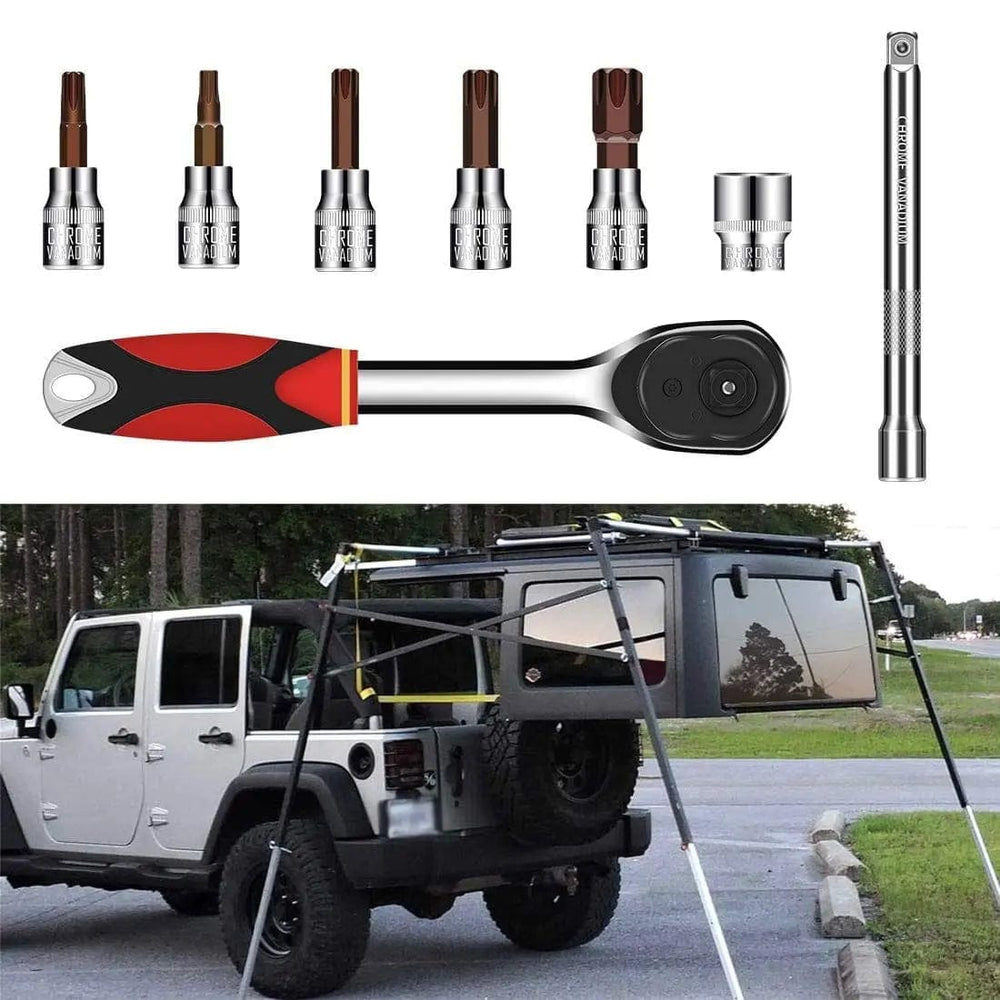 Jeep Wrangler Hardtop Door Removal Torx Tools Set Wrench Kits
