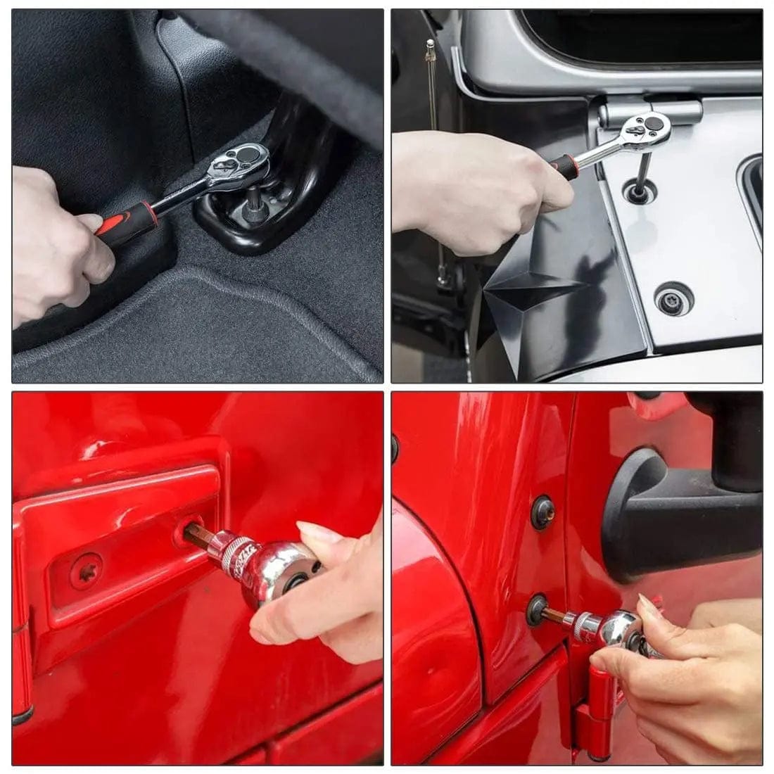 Hardtop Door Removal Torx Tools Set Wrench Kits For 1997-2019 Jeep Wrangler SUPAREE.COM