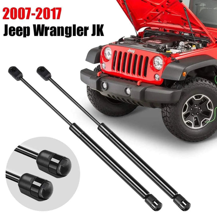 Suparee Front Hood Lift Supports Shocks Struts For Jeep Wrangler JK 2007-2017 SUPAREE.COM