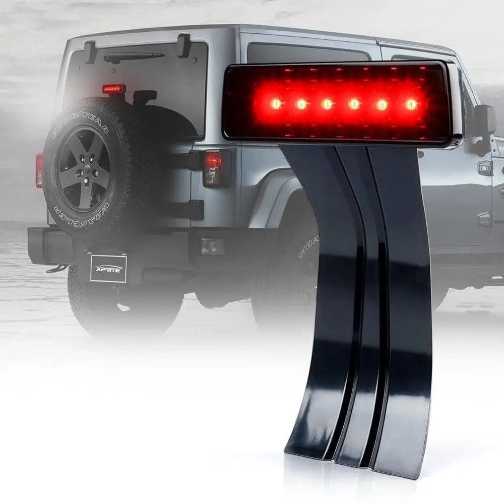 Suparee Jeep Wrangler JK Brake Light with Smoke Lens for 2007-2018 SUPAREE.COM