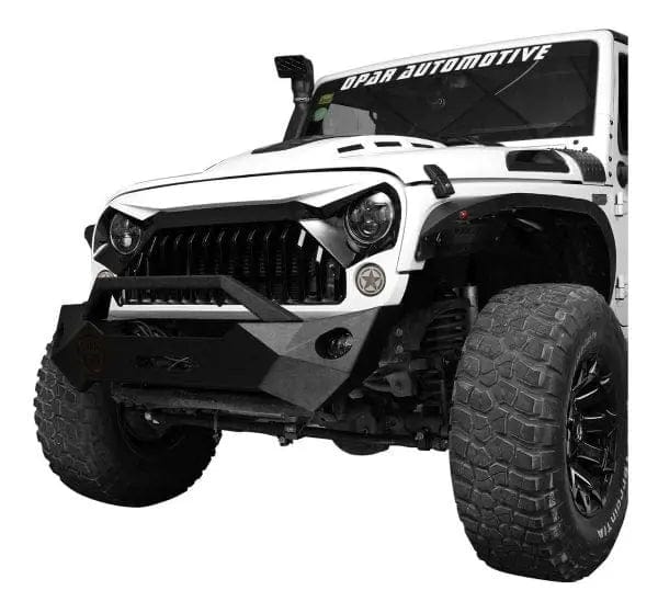 Suparee White Jeep Wrangler Grill for 2007-2018 Wrangler JK JKU