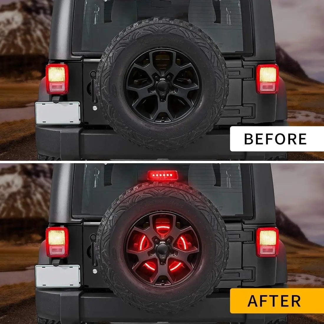 Suparee Jeep JK Third & Spare Tire Brake Light SUPAREE.COM