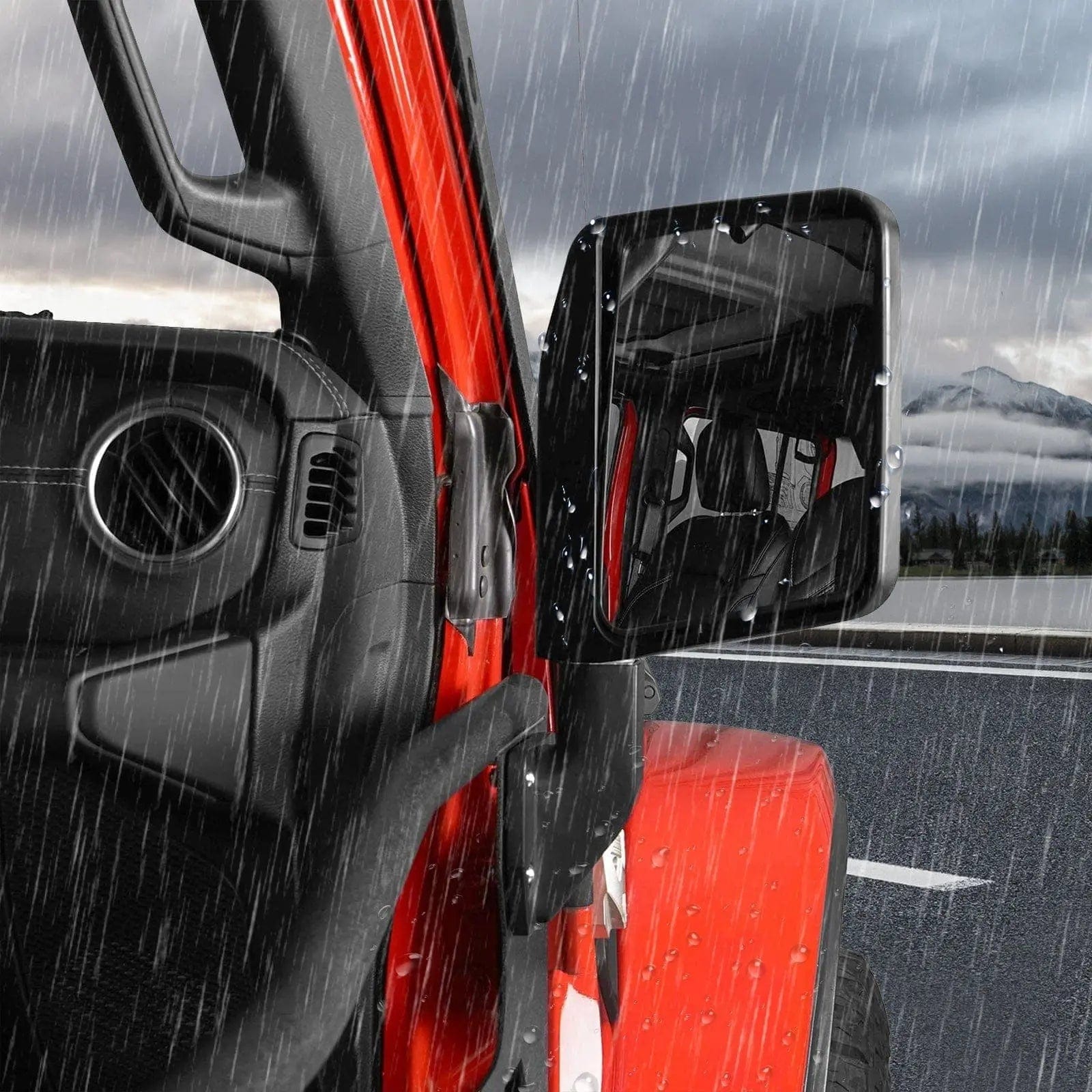 Jeep Wrangler Mirrors for Half Doors TJ JK JL JT SUPAREE.COM