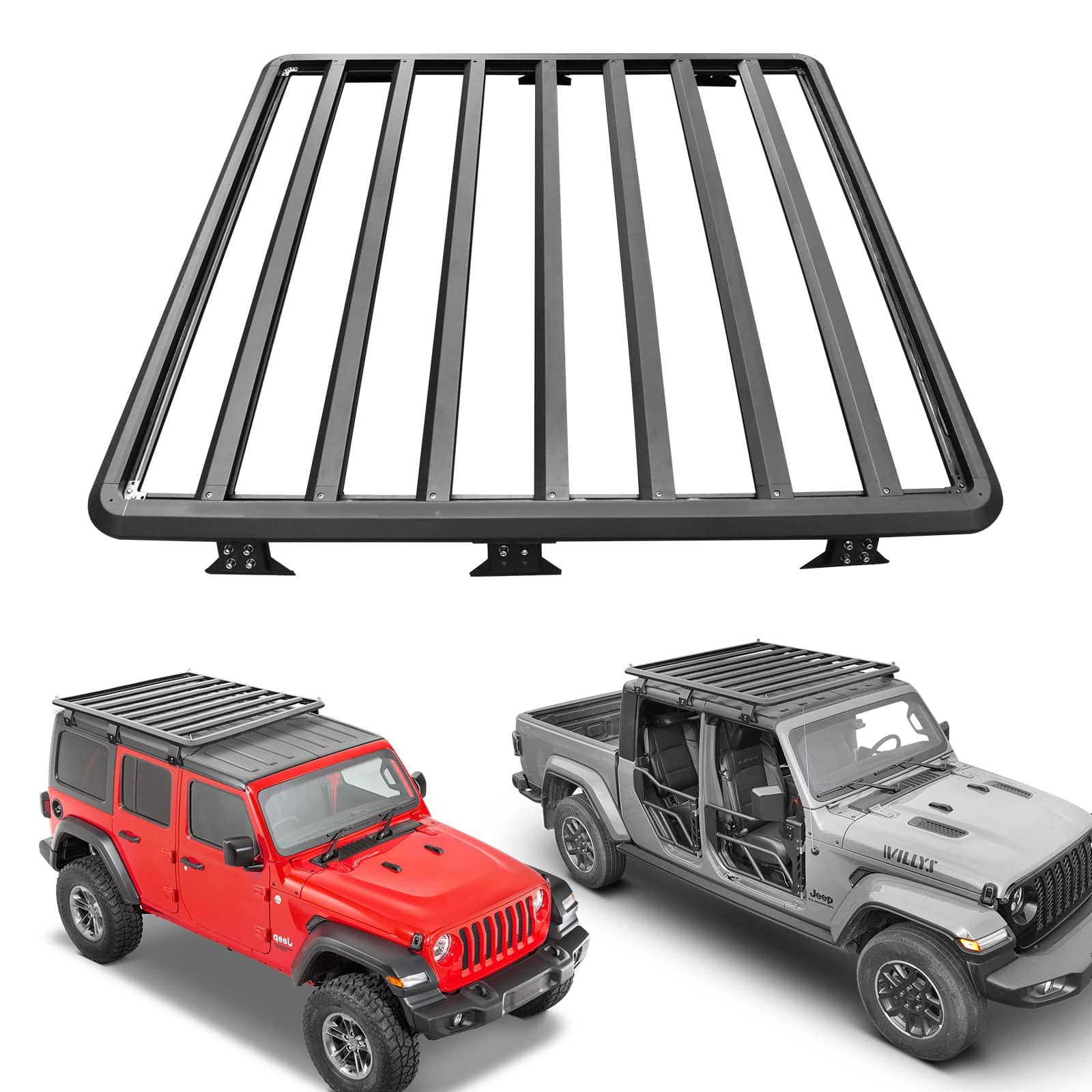 Jeep best sale rack roof