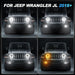 Suparee Jeep 9'' LED Headlights + 4'' Fog Lights for Wrangler JL Gladiator JT SUPAREE