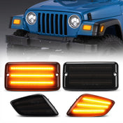 Suparee Jeep Wrangler TJ LED Front Turn Signal & Side Marker Lights for 1997-2006 SUPAREE