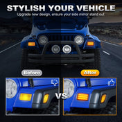 Suparee Jeep Wrangler TJ LED Front Turn Signal & Side Marker Lights for 1997-2006 SUPAREE