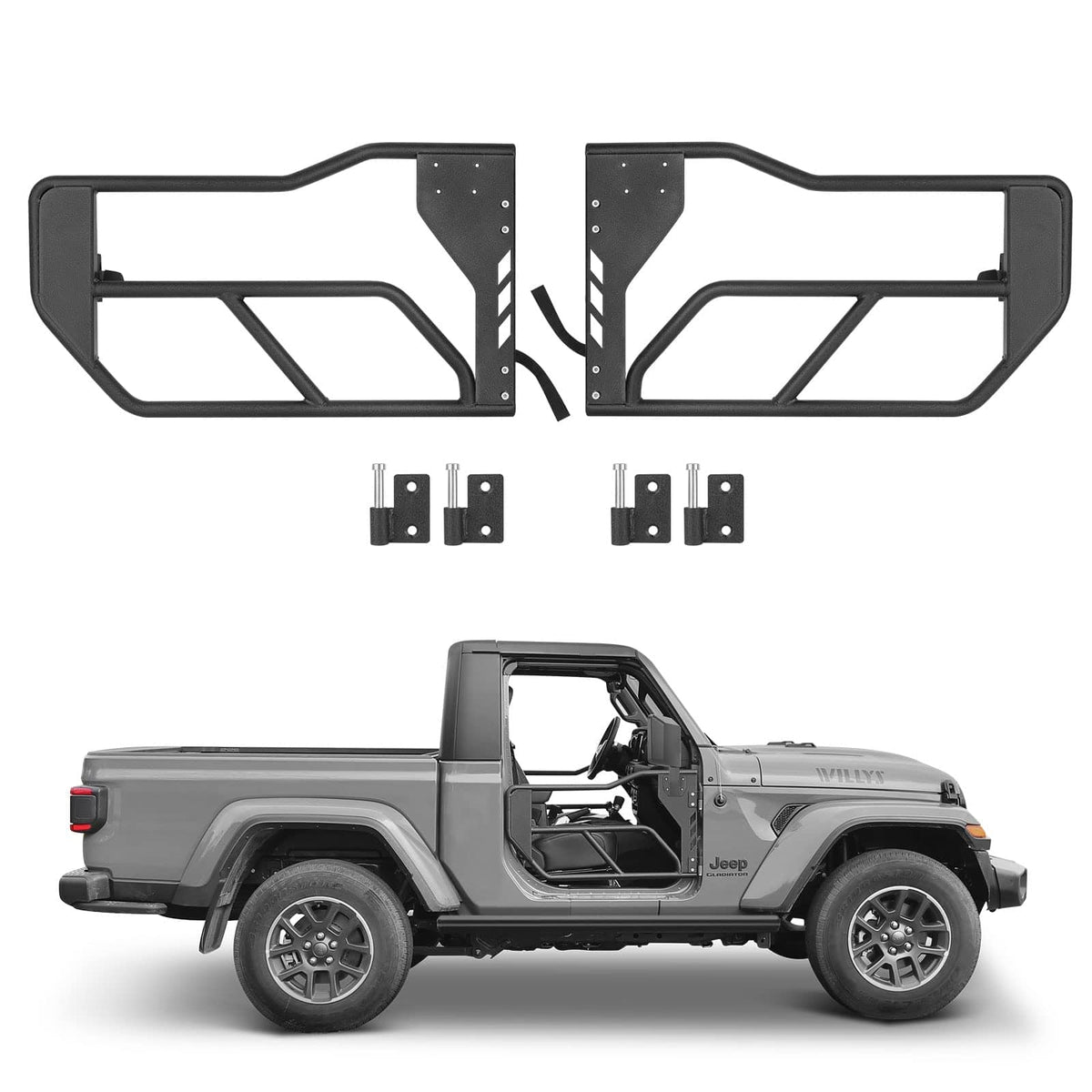 SUPAREE Jeep Half Doors Offroad Iron Tube 2Doors for JK JL JT
