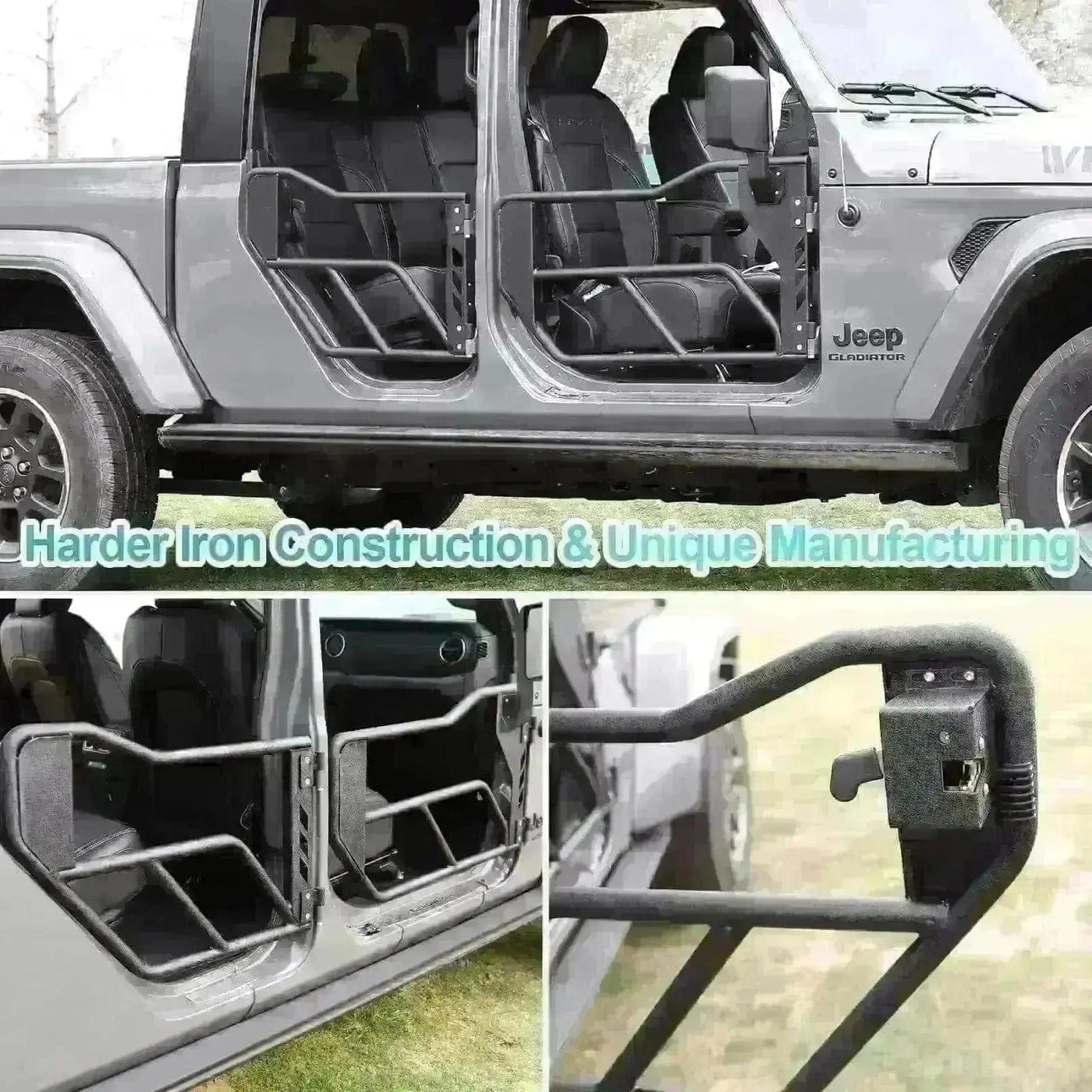 SUPAREE Jeep Half Doors Offroad Iron Tube 4Doors for JL JT