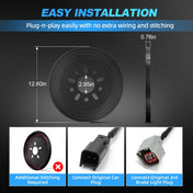 Suparee Jeep JK JKU 3-Side Spare Tire Brake Light For Wrangler 2007-2018 SUPAREE