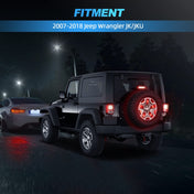 Suparee Jeep JK JKU 3-Side Spare Tire Brake Light For Wrangler 2007-2018 SUPAREE
