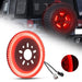 Suparee Jeep JK JKU 3-Side Spare Tire Brake Light For Wrangler 2007-2018 SUPAREE