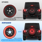 Suparee Jeep JL JLU 3-Side Spare Tire Brake Light for Wrangler 2018+ SUPAREE