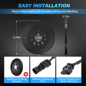 Suparee Jeep JL JLU 3-Side Spare Tire Brake Light for Wrangler 2018+ SUPAREE