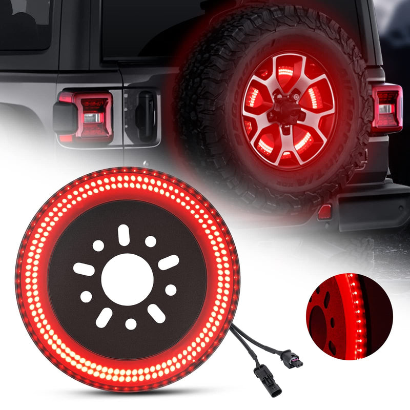 Suparee Jeep JL JLU 3-Side Spare Tire Brake Light