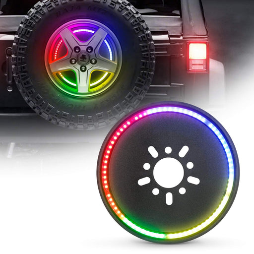 SUPAREE RGB Spare Tire Brake Light for Jeep Wrangler JK/JL SUPAREE