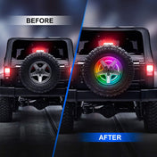 SUPAREE RGB Spare Tire Brake Light for Jeep Wrangler JK/JL SUPAREE