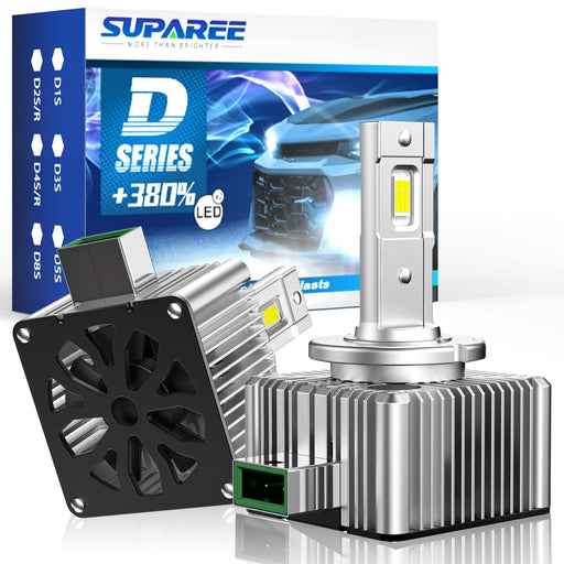 SUPAREE D3S D3R LED Headlight Bulbs right Bright LED Conversion Kits SUPAREE