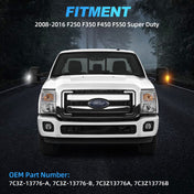 SUPAREE Ford Super Duty LED Side Mirror Marker with Switchback F-Style SUPAREE