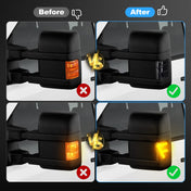 SUPAREE Ford Super Duty LED Side Mirror Marker with Switchback F-Style SUPAREE