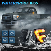 SUPAREE Ford Super Duty LED Side Mirror Marker with Switchback F-Style SUPAREE